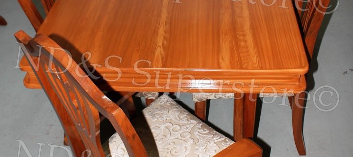 7-pc Dinette Set, Solid wood, PM chairs